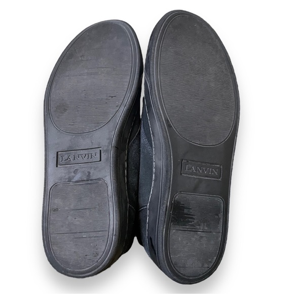 Lanvin Chukka Desert blue Suede Boots - Picture 8 of 16